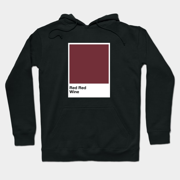 Pantone Red Red Wine Hoodie by Perezzzoso